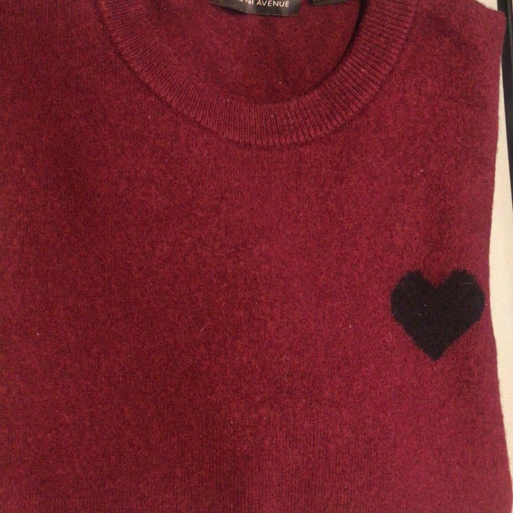 Like NEW!Saks Fifth Avenue black label Merino/Cashmere sweater Men's L